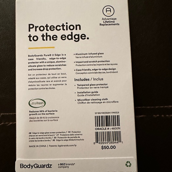 Bodyguardz iPhone 11 Pro Max Screen Protector - Picture 2 of 2